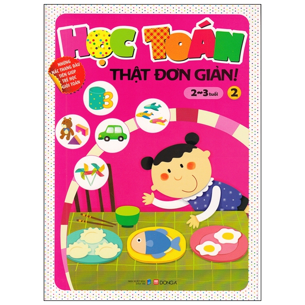 bộ học toán thật đơn giản: 2-3 tuổi - tập 2