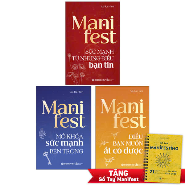 Combo Sách Manifesting (Bộ 3 Cuốn) - Tặng Kèm Sổ Tay Manifesting